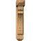 Ekena Millwork Olympic Arts and Crafts Smooth Bracket w/ Offset Brace, Western Red Cedar, 5 1/2"W x 20"D x 28"H BKT0604X20X28OLY03SWR - alternate 2